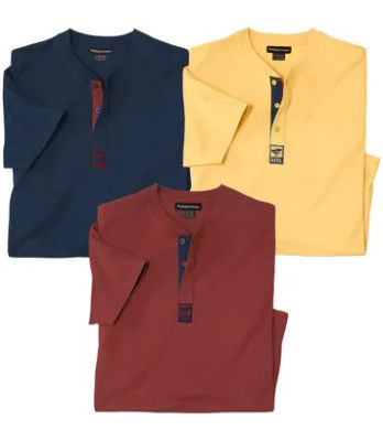 T-shirt męski casualowy Atlas For Men ze sklepu: Atlas For Men w kategorii: T-shirty męskie - zdjęcie 15A918-39C-13902_18624695