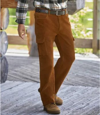 Atlas For Men - Spodnie męskie casual jesienne ze sklepu: Atlas For Men w kategorii: Spodnie męskie - zdjęcie 15A918-39C-13902_18624739