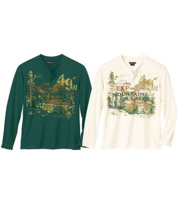 T-shirt męski na wiosnę Atlas For Men ze sklepu: Atlas For Men w kategorii: T-shirty męskie - zdjęcie 15A918-39C-13902_18624762