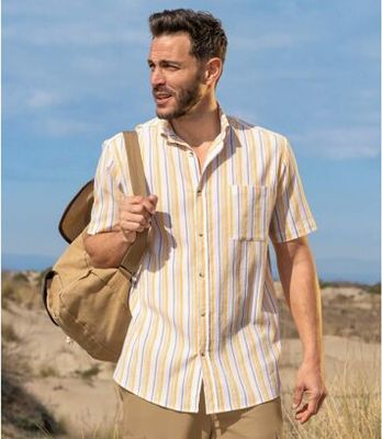 Koszula męska casual Atlas For Men ze sklepu: Atlas For Men w kategorii: Koszule męskie - zdjęcie 15A918-39C-13902_18625012
