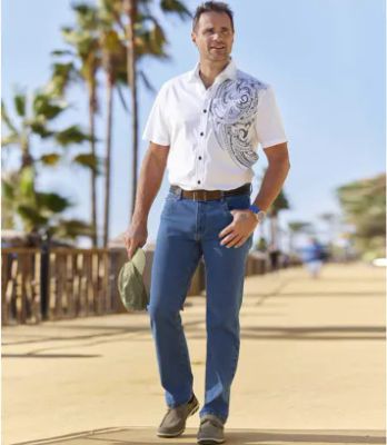 Spodnie męskie na wiosnę casual Atlas For Men ze sklepu: Atlas For Men w kategorii: Spodnie męskie - zdjęcie 15A918-39C-13902_18625236