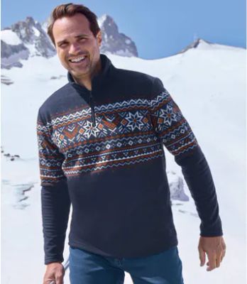 Sweter męski na zimę Atlas For Men ze sklepu: Atlas For Men w kategorii: Swetry męskie - zdjęcie 15A918-39C-13902_18625429