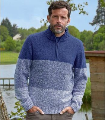 Sweter męski Atlas For Men ze sklepu: Atlas For Men w kategorii: Swetry męskie - zdjęcie 15A918-39C-13902_18625573