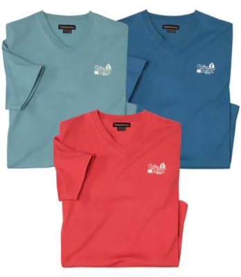 Atlas For Men - T-shirt męski casual ze sklepu: Atlas For Men w kategorii: T-shirty męskie - zdjęcie 15A918-39C-13902_18625587