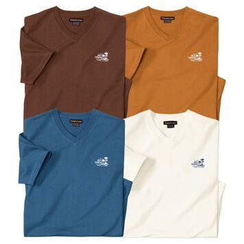 T-shirt męski na lato Atlas For Men ze sklepu: Atlas For Men w kategorii: T-shirty męskie - zdjęcie 15A918-39C-13902_18625630
