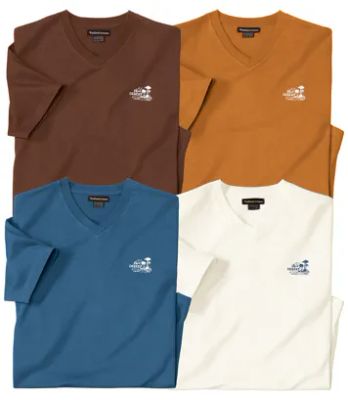 T-shirt męski na wiosnę Atlas For Men ze sklepu: Atlas For Men w kategorii: T-shirty męskie - zdjęcie 15A918-39C-13902_18625630