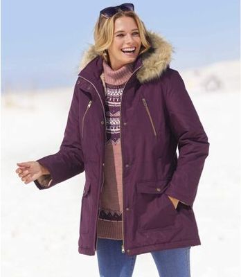 Parka damska casual Atlas For Men ze sklepu: Atlas For Men w kategorii: Parki damskie - zdjęcie 15A918-39C-13902_18625634