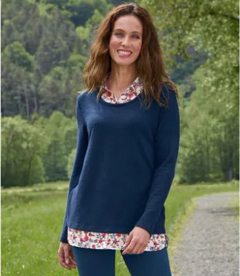 Sweter damski na zimę Atlas For Men ze sklepu: Atlas For Men w kategorii: Swetry damskie - zdjęcie 15A918-39C-13902_18625675