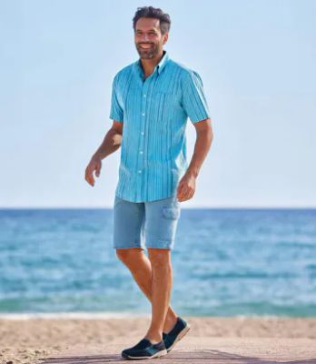 Spodenki męskie casual Atlas For Men ze sklepu: Atlas For Men w kategorii: Spodenki męskie - zdjęcie 15A918-39C-13902_18625684