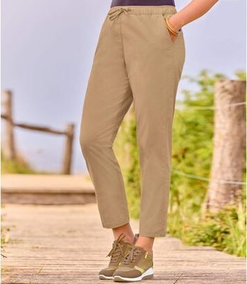 Spodnie damskie casual Atlas For Men ze sklepu: Atlas For Men w kategorii: Spodnie damskie - zdjęcie 15A918-39C-13902_18625704