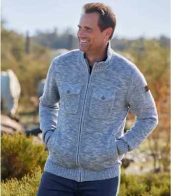 Sweter męski zimowy Atlas For Men ze sklepu: Atlas For Men w kategorii: Swetry męskie - zdjęcie 15A918-39C-13902_18625771