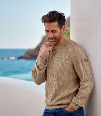 Sweter męski casual Atlas For Men ze sklepu: Atlas For Men w kategorii: Swetry męskie - zdjęcie 15A918-39C-13902_18760024