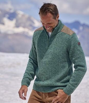 Sweter męski casualowy Atlas For Men ze sklepu: Atlas For Men w kategorii: Swetry męskie - zdjęcie 15A918-39C-13902_18787643