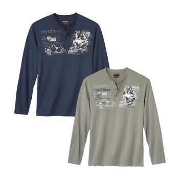T-shirt męski wiosenny Atlas For Men ze sklepu: Atlas For Men w kategorii: T-shirty męskie - zdjęcie 15A918-39C-13902_18787688