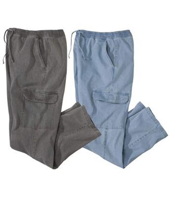 Spodnie męskie casual Atlas For Men ze sklepu: Atlas For Men w kategorii: Spodnie męskie - zdjęcie 15A918-39C-13902_18885887