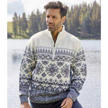 Sweter męski na zimę Atlas For Men ze sklepu: Atlas For Men w kategorii: Swetry męskie - zdjęcie 15A918-39C-13902_18885905