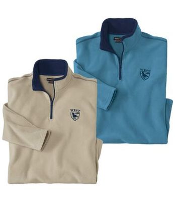 Sweter męski casual na zimę Atlas For Men ze sklepu: Atlas For Men w kategorii: Swetry męskie - zdjęcie 15A918-39C-13902_18885990