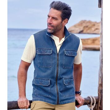 Kamizelka męska na wiosnę casual Atlas For Men ze sklepu: Atlas For Men w kategorii: Kamizelki męskie - zdjęcie 15A918-39C-13902_18886046