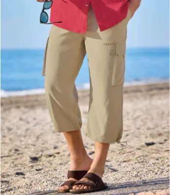 Spodnie męskie casual na lato Atlas For Men ze sklepu: Atlas For Men w kategorii: Spodnie męskie - zdjęcie 15A918-39C-13902_18886246