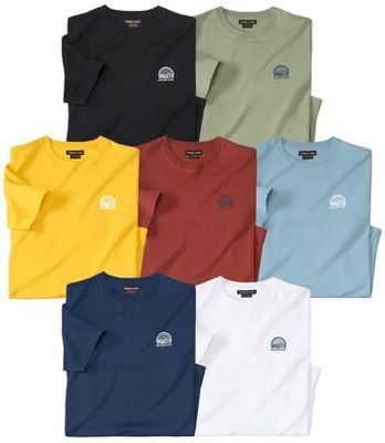 T-shirt męski na wiosnę Atlas For Men ze sklepu: Atlas For Men w kategorii: T-shirty męskie - zdjęcie 15A918-39C-13902_18886249
