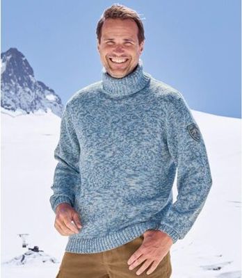 Sweter męski zimowy Atlas For Men ze sklepu: Atlas For Men w kategorii: Swetry męskie - zdjęcie 15A918-39C-13902_18886508