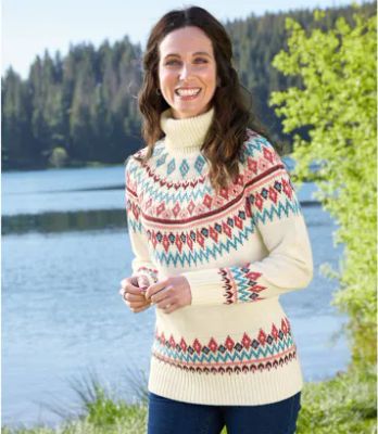 Sweter damski na zimę Atlas For Men ze sklepu: Atlas For Men w kategorii: Swetry damskie - zdjęcie 15A918-39C-13902_18886554