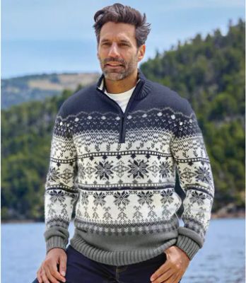 Sweter męski Atlas For Men ze sklepu: Atlas For Men w kategorii: Swetry męskie