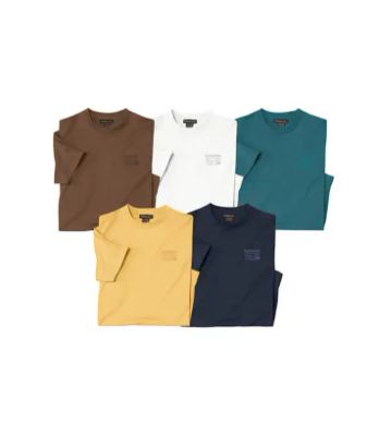 T-shirt męski casual Atlas For Men ze sklepu: Atlas For Men w kategorii: T-shirty męskie