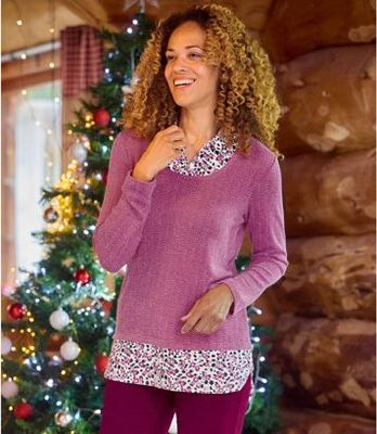 Sweter damski na zimę Atlas For Men ze sklepu: Atlas For Men w kategorii: Swetry damskie