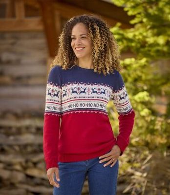 wielokolorowy Sweter damski Atlas For Men ze sklepu: Atlas For Men w kategorii: Swetry damskie