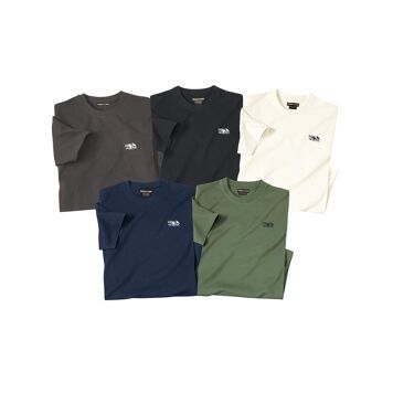 Atlas For Men - T-shirt męski ze sklepu: Atlas For Men w kategorii: T-shirty męskie - zdjęcie 15A918-39C-13902_18933859