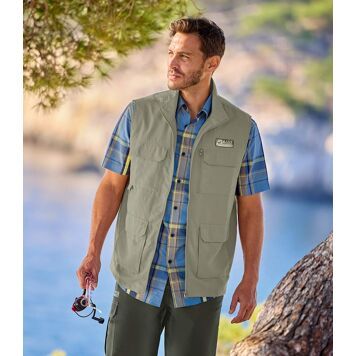 Atlas For Men - Kamizelka męska casual ze sklepu: Atlas For Men w kategorii: Kamizelki męskie - zdjęcie 15A918-39C-13902_19234374