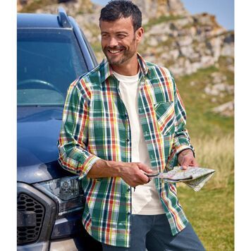 Koszula męska casual Atlas For Men ze sklepu: Atlas For Men w kategorii: Koszule męskie - zdjęcie 15A918-39C-13902_19234551