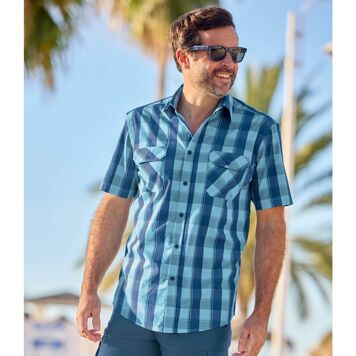 Koszula męska z klasycznym kołnierzykiem casual Atlas For Men ze sklepu: Atlas For Men w kategorii: Koszule męskie - zdjęcie 15A918-39C-13902_19234606