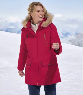 Parka damska casual Atlas For Men ze sklepu: Atlas For Men w kategorii: Parki damskie - zdjęcie 15A918-39C-13902_19234635