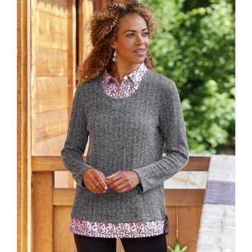 Bluzka damska jesienna Atlas For Men ze sklepu: Atlas For Men w kategorii: Bluzki damskie - zdjęcie 15A918-39C-13902_19234658