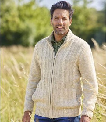 Sweter męski casual Atlas For Men ze sklepu: Atlas For Men w kategorii: Swetry męskie - zdjęcie 15A918-39C-13902_19234848