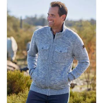 Sweter męski na zimę Atlas For Men ze sklepu: Atlas For Men w kategorii: Swetry męskie - zdjęcie 15A918-39C-13902_19234877
