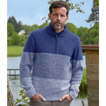 Atlas For Men - Sweter męski zimowy casual ze sklepu: Atlas For Men w kategorii: Swetry męskie - zdjęcie 15A918-39C-13902_19234938