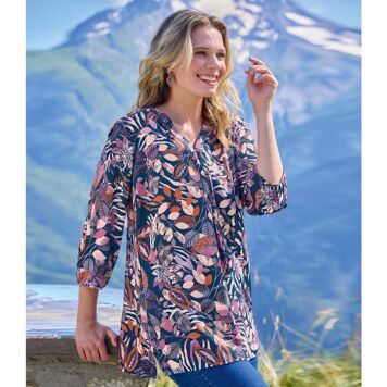Atlas For Men - Bluzka damska boho ze sklepu: Atlas For Men w kategorii: Bluzki damskie - zdjęcie 15A918-39C-13902_19235226