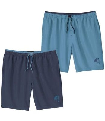 Atlas For Men - Spodenki męskie letnie w sportowym stylu ze sklepu: Atlas For Men w kategorii: Spodenki męskie - zdjęcie 15A918-39C-13902_6983574