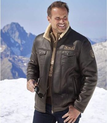 Kurtka męska casual Atlas For Men ze sklepu: Atlas For Men w kategorii: Kurtki męskie - zdjęcie 15A918-39C-13902_7437972