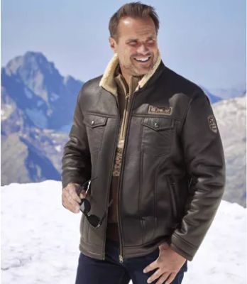 Kurtka męska casual Atlas For Men ze sklepu: Atlas For Men w kategorii: Kurtki męskie - zdjęcie 15A918-39C-13902_7437972