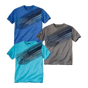 T-shirt męski w sportowym stylu Atlas For Men ze sklepu: Atlas For Men w kategorii: T-shirty męskie - zdjęcie 15A918-39C-13902_9386235