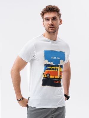 T-shirt męski młodzieżowy Ombre Clothing ze sklepu: ombre w kategorii: T-shirty męskie - zdjęcie 2F79836-D9D-2071_107980