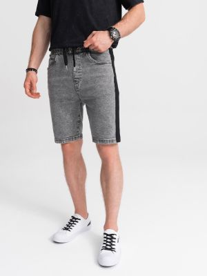 Ombre Clothing - Spodenki męskie casual ze sklepu: ombre w kategorii: Spodenki męskie - zdjęcie 2F79836-D9D-2071_116281