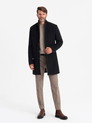 Płaszcz męski jesienny Ombre Clothing ze sklepu: ombre w kategorii: Płaszcze męskie - zdjęcie 2F79836-D9D-2071_119999