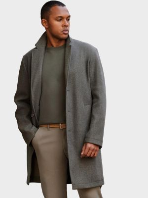 Płaszcz męski Ombre Clothing ze sklepu: ombre w kategorii: Płaszcze męskie - zdjęcie 2F79836-D9D-2071_123381