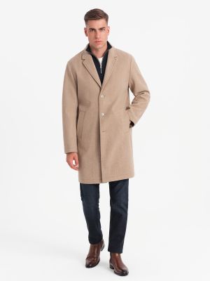 Płaszcz męski Ombre Clothing ze sklepu: ombre w kategorii: Płaszcze męskie - zdjęcie 2F79836-D9D-2071_123381