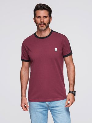 T-shirt męski casual Ombre Clothing ze sklepu: ombre w kategorii: T-shirty męskie - zdjęcie 2F79836-D9D-2071_124106